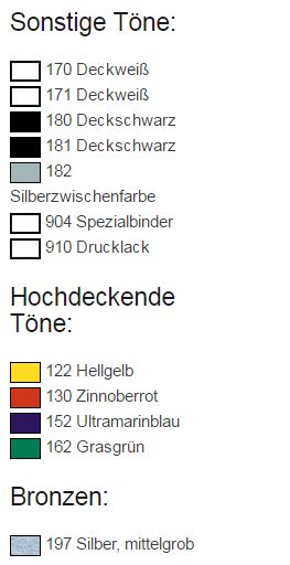 Sonstige Töne - Hochdeckende Töne - Brozen