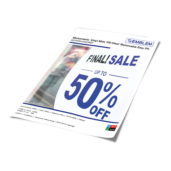 EMBLEM Solvent Film Matt Monomeric Easy Pin Dataplot Farben-Frikell WTB EMBLEM Solvent Film Matt Monomeric Easy Pin Dataplot Farben-Frikell WTB