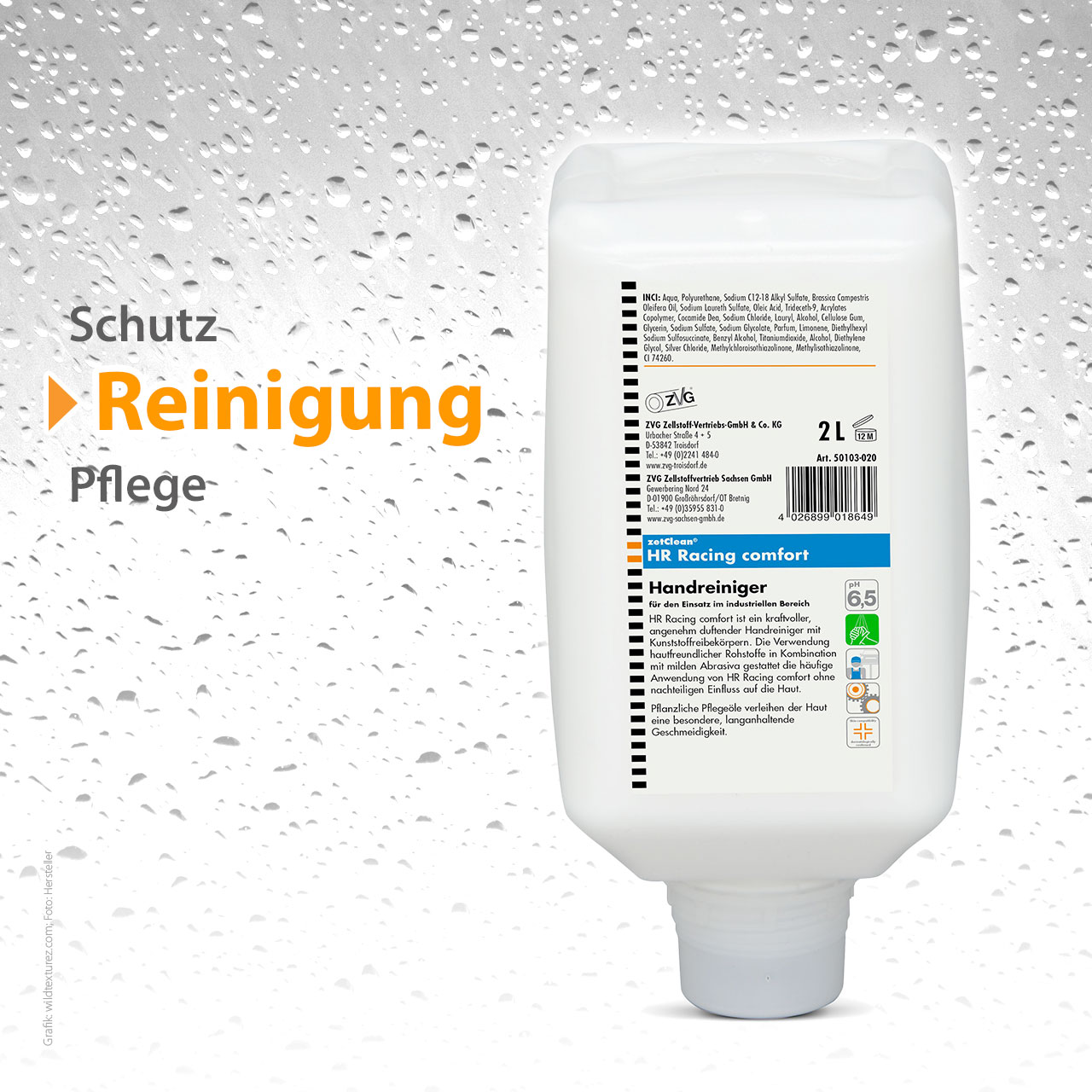 zetClean® Handreinigungspaste HR Racing comfort Farben-Frikell WTB