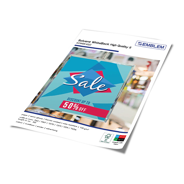 EMBLEM Solvent WhiteBack High Quality SOWBHQ2 Farben-Frikell WTB EMBLEM Solvent WhiteBack High Quality SOWBHQ2 Farben-Frikell WTB