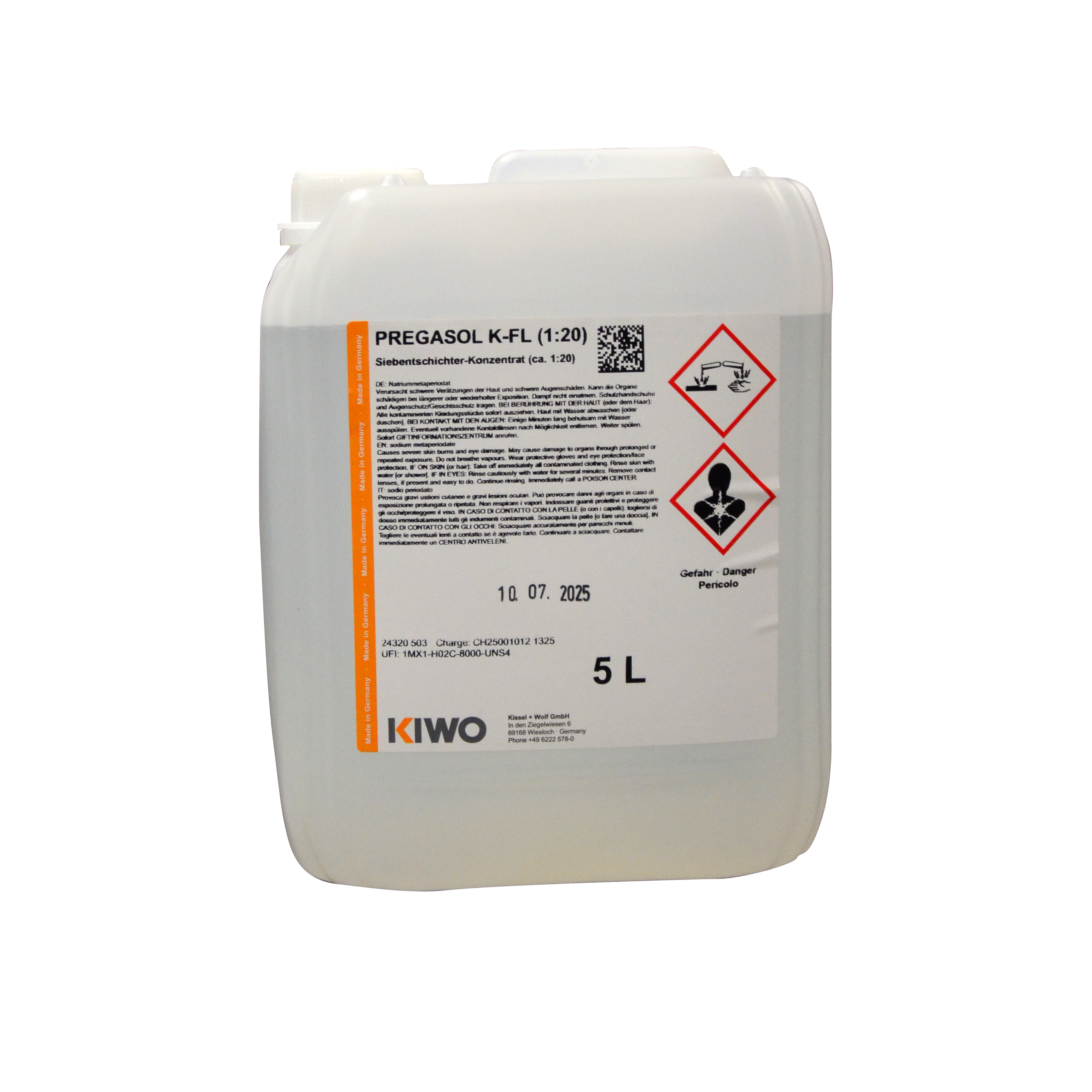 PREGASOL® K-FL Kissel + Wolf Farben-Frikell WTB PREGASOL® K-FL Kissel + Wolf Farben-Frikell WTB