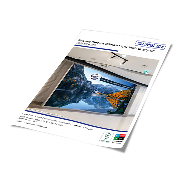 Solvent Perfect Billboard Paper High Quality 115 Farben-Frikell WTB