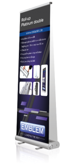 RollUp-Display Platinum Double
