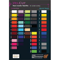 SEF VelCut Evo Flockfolie Farbkarte SEF VelCut Evo Flockfolie Farbkarte