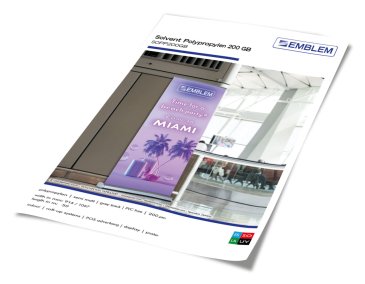 EMBLEM Solvent Polypropylen 200 GB EMBLEM Solvent Polypropylen 200 GB