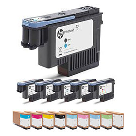 HP 836 | Printhead | farbig & overcoat