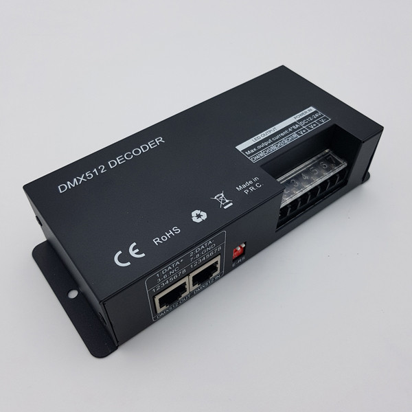 LED DMX 512 Decoder 4CH - 4x6A -