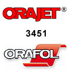 Orajet 3451 - Digitaldruckfolie, UV-stabilisiert, weiß, seidenglänzend, 80 µ