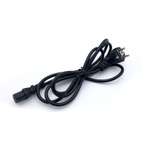 Schuko-Netzkabel C13 / GS90, schwarz Schuko-Netzkabel C13 / GS90, schwarz