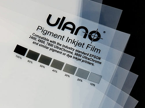 Ulano Pigment Inkjet Film