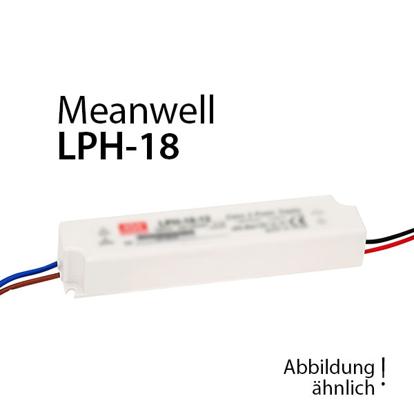 Meanwell LPH-18 Netzteil 18W 12V 1,5A / IP67