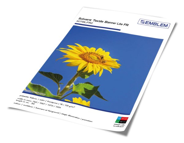 EMBLEM Solvent Textil Banner Lite - SOTBLFR