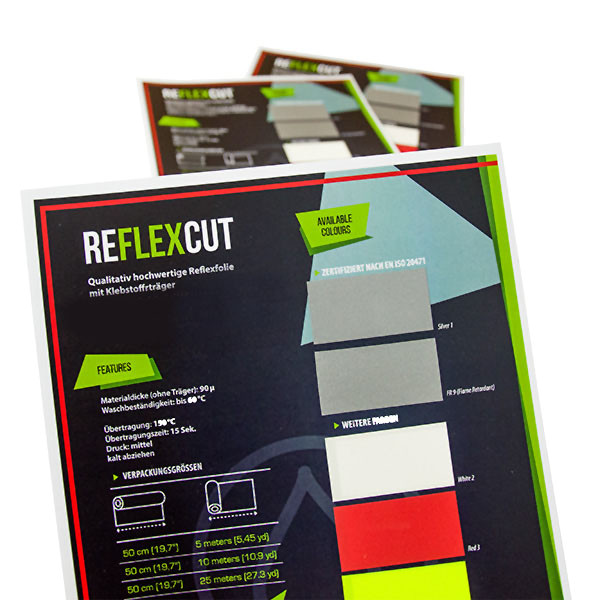 SEF ReflexCut, Farbkarte