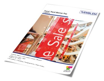 TREND Textile Banner Waterresistant TREND Textile Banner Waterresistant