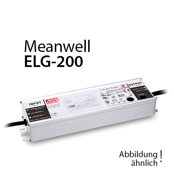 Meanwell ELG-200-12DA-3Y Netzteil 192W 12V 16A / IP67