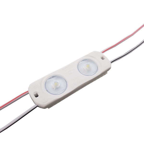 2-LED Modul mit 170° Linse, 7000K