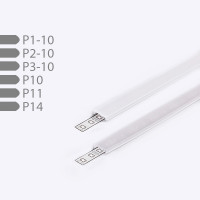 Profil-Cover für P1-/P2-/P3-10 + P10/P11/P14, 2m Profil-Cover für P1-/P2-/P3-10 + P10/P11/P14, 2m