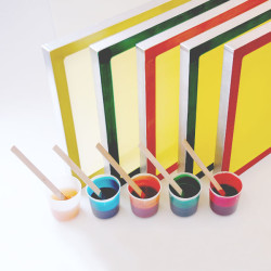 Siebdruckfähige Haftklebstoffe